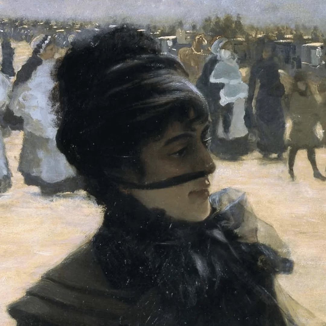 🖼️ “Signora con cane” (RItorno dalle corse)-particolare (1878)
👨🏻‍🎨 De Nittis, il più parigino degli impressionisti italiani #scrivoArte