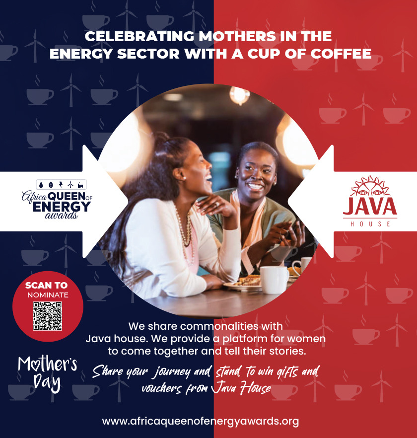 Exciting news! This Mother's Day, we're partnering with Java House to celebrate moms in the energy sector. Share your story at docs.google.com/forms/d/e/1FAI… win Java House vouchers! #EnergyMoms #PartneringForProgress