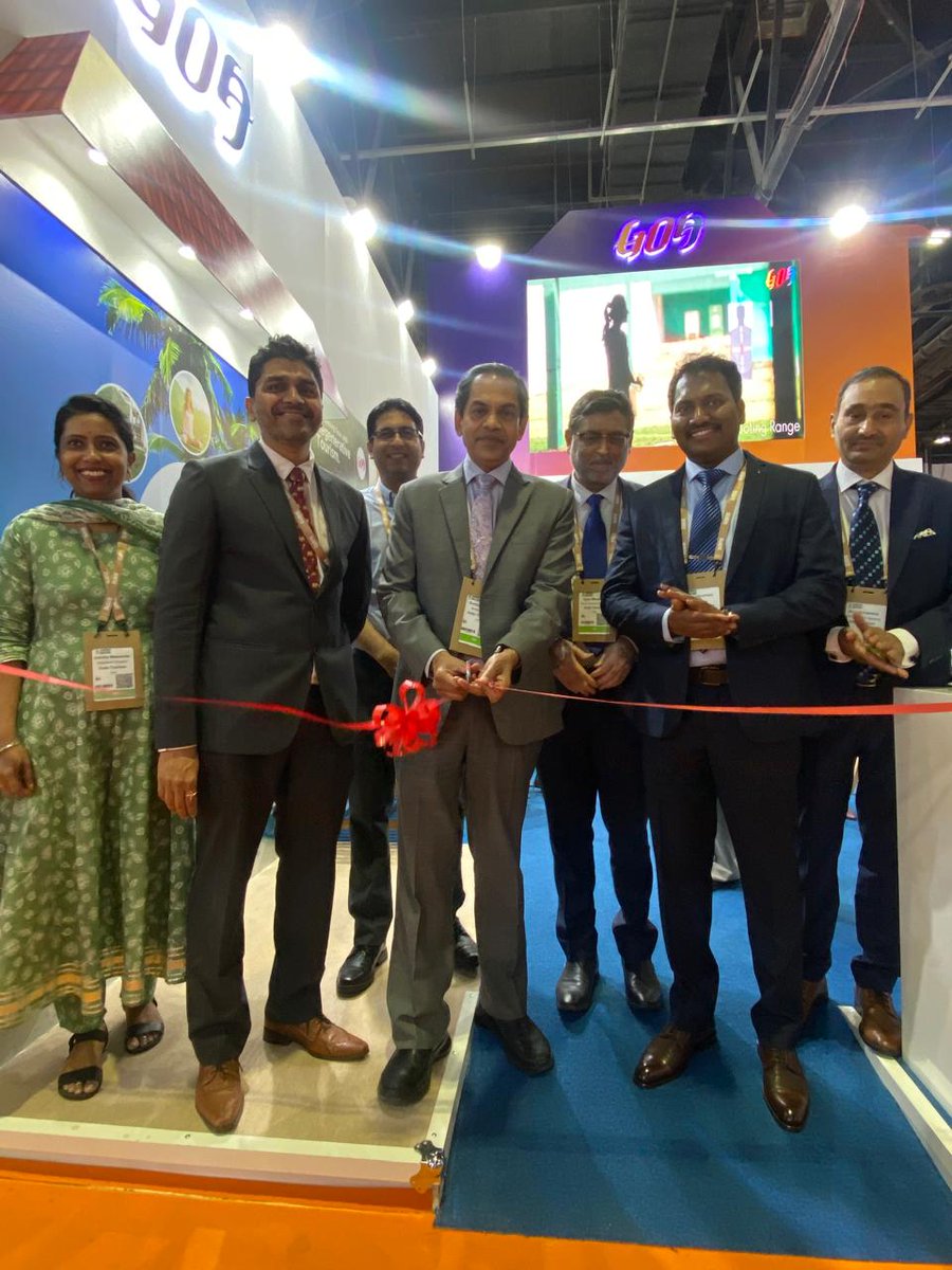 Amb @sunjaysudhir inaugurated the @TourismGoa Pavilion at @ATMDubai which is showcasing Goa's rich tapestry of travel experiences and its unique offering of Regenerative Tourism for visitors and businesses alike. @tourismgoi @incredibleindia @MEAIndia