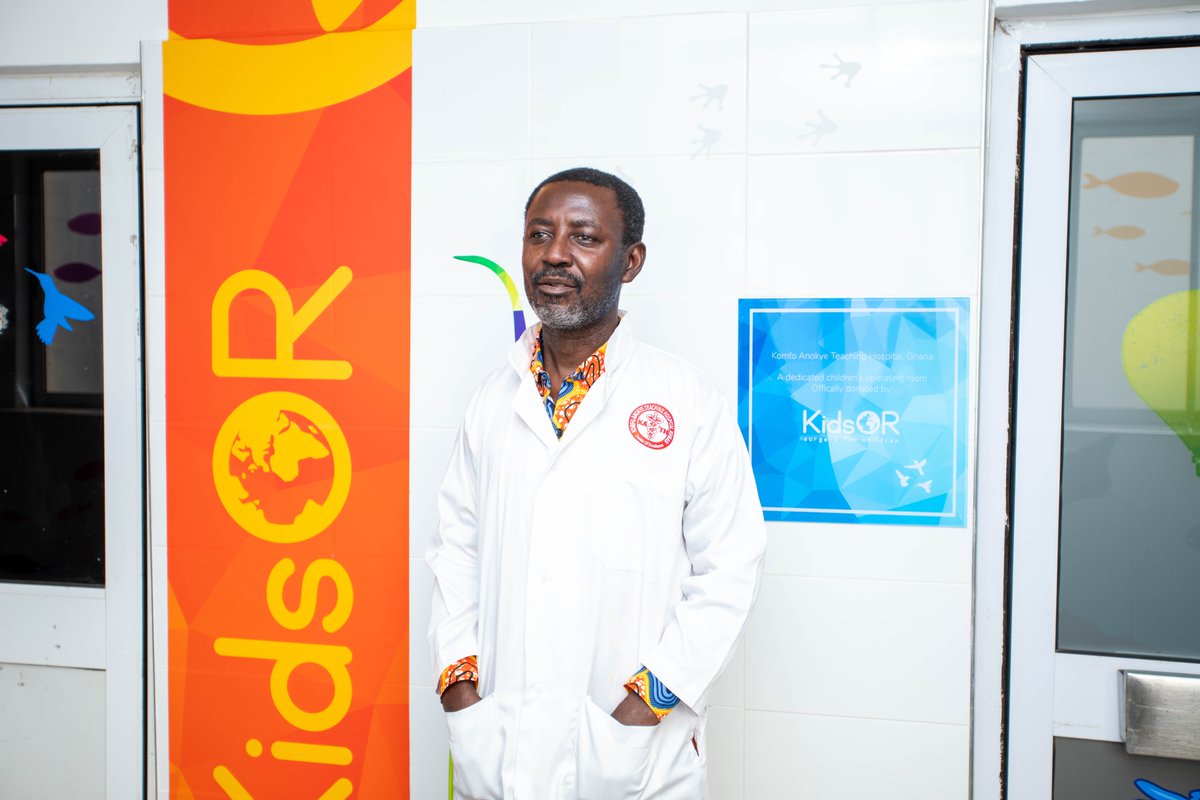 “I pursued medicine out of passion to help the sick. I can now do that to the best of my ability thanks to Kids Operating Room.” 💙 Dr. Michael Amoah is a wonderful surgeon, saving children's lives in a KidsOR theatre in Ghana. 🇬🇭 🙌 Dr. Amoah is Head of the Paediatric Surgical…