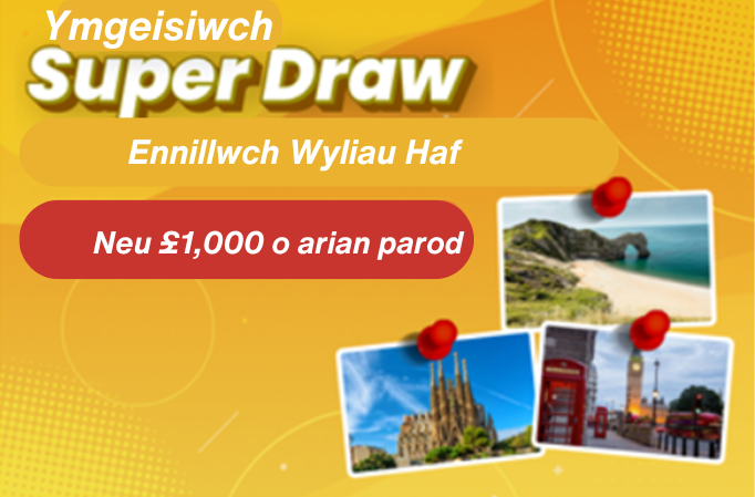 conwyvol's tweet image. Cefnogwch ni ! 🌟 Siawns o wobrau ariannol wythnosol, a chofnod erbyn dydd Sadwrn 25 Mai am gyfle i ennill Gwyliau Haf☀️
cvsc.org.uk/cy/loto-lwcus
#loteri #codiarian #Gwobrau