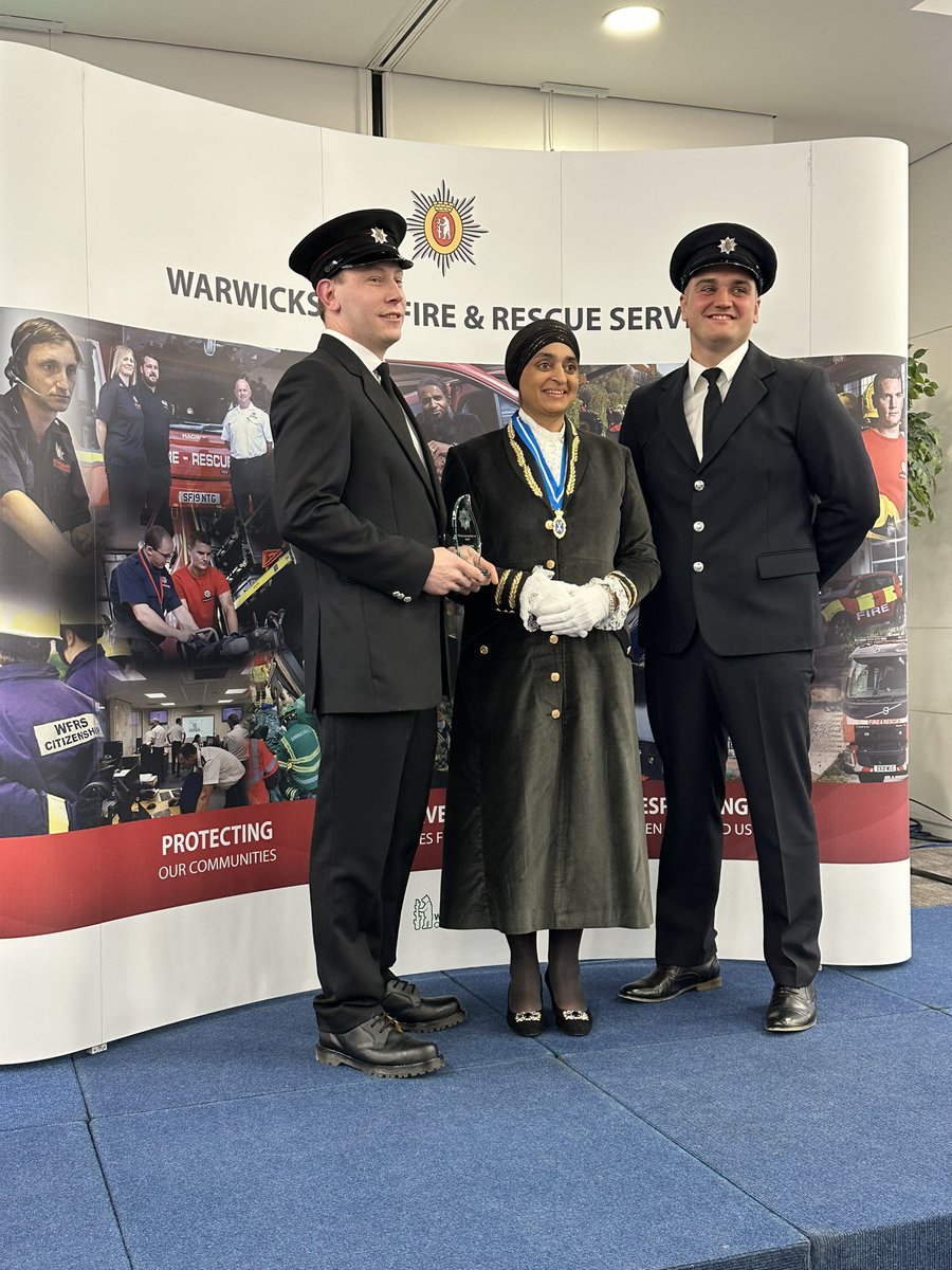 Delighted to attend @warksfirerescue Awards Ceremony @britishmotormuseum with @Warkslieutenant to present #puttingthecommunityfirst Awards. Huge thank you to all the individuals for their contributions and proactive work carried out in the community every day and always being