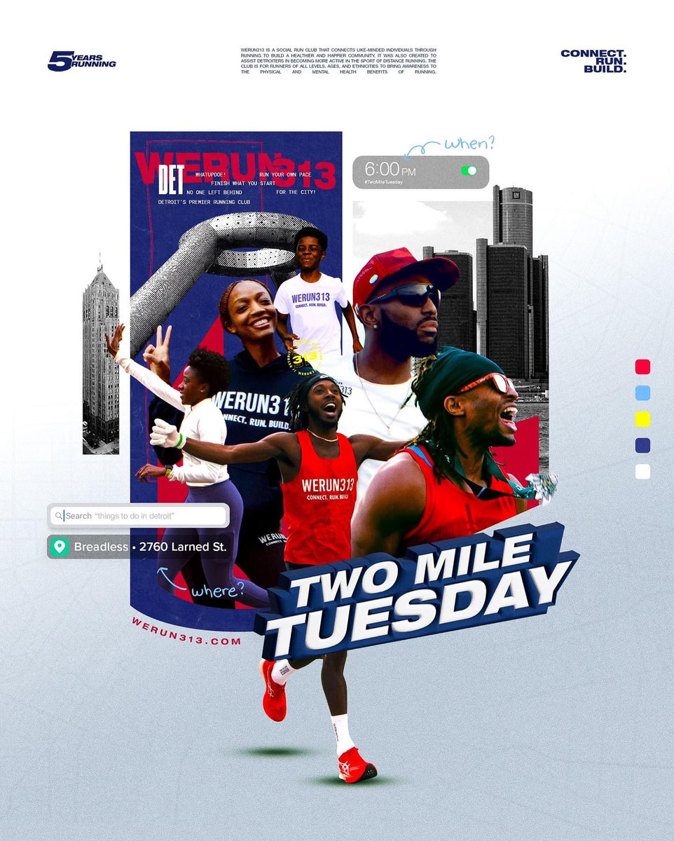 The wait is over‼️🏁🏃🏾🏃🏽‍♀️✨

We back outsideeee!!! Join us today for our SEASON OPENER #TwoMileTuesday! There will be several athletic brands along with local vendors on site to make this an experience you won’t forget! There will be some cool prizes and giveaways too! 🎁