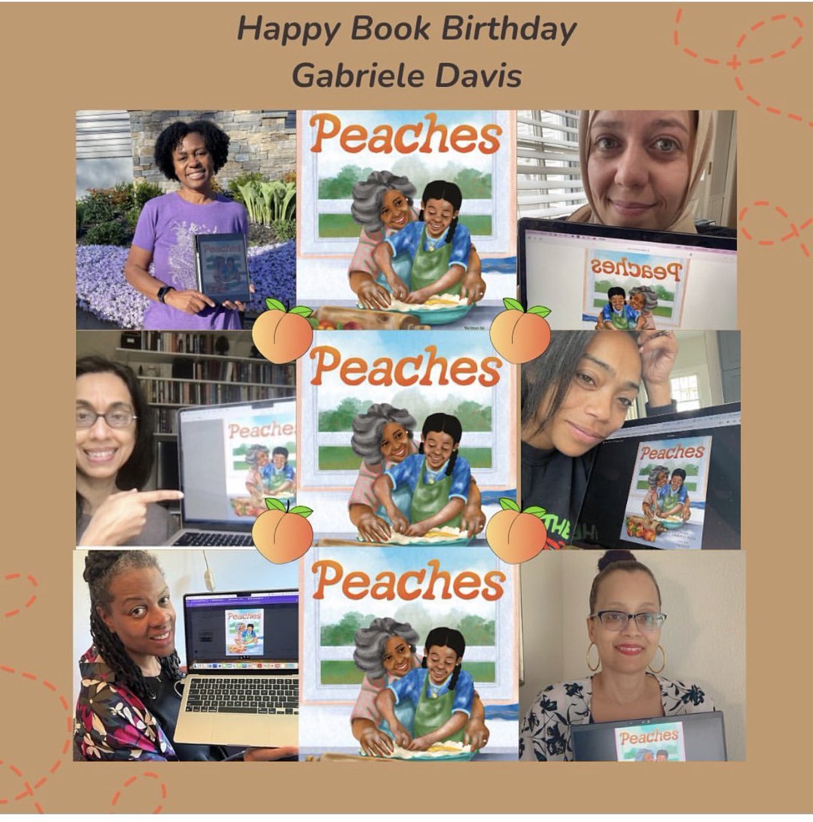 Happy Book Birthday to our very own @GDavisBooks! 🍑 We’re so excited your book PEACHES is in the world today. 🎉🎊🤗. Peaches is beautifully illus. by Kim Holt Please order PEACHES wherever books are sold and request at your local library. Read more: kidlitincolor.com/blog/cover-rev…