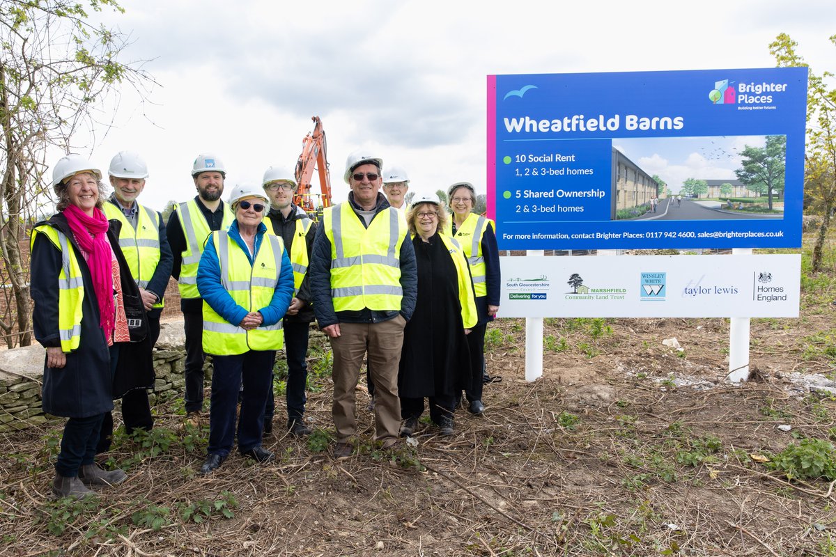 We're delighted that work has started on site at our ground-breaking community-led housing development at Marshfield, South Gloucestershire that will deliver 15 sustainable and affordable homes for local people. orlo.uk/Marshfield_sta… @sgloscouncil @HomesEngland @WinsleyWhite