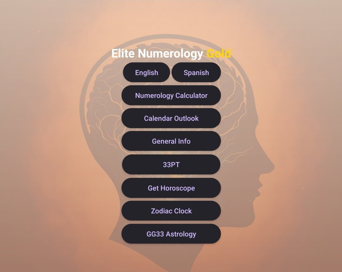 The best Numerology APP in the world

AND ITS NOT FOR SALE EITHER 

FREE FOR ALL GG33 MEMBERS WHO SIGNED A NDA 

GG33ACADEMY WILL HAVE THERE OWN APP IN 3 WEEKS TO