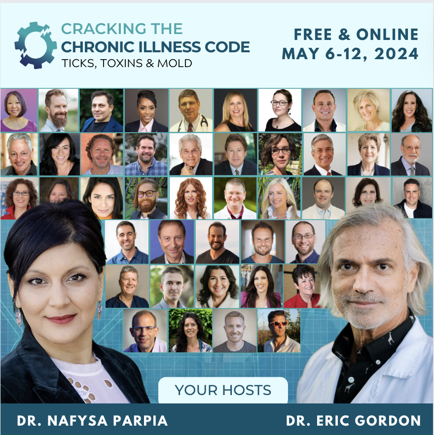Free Online Event, From Gordon Medical, May 6-12. This event to introduce some of the most overlooked and important factors for overcoming chronic illness, including “the big 3”: ticks, toxins, and mold. lymedisease.org/event/cracking…