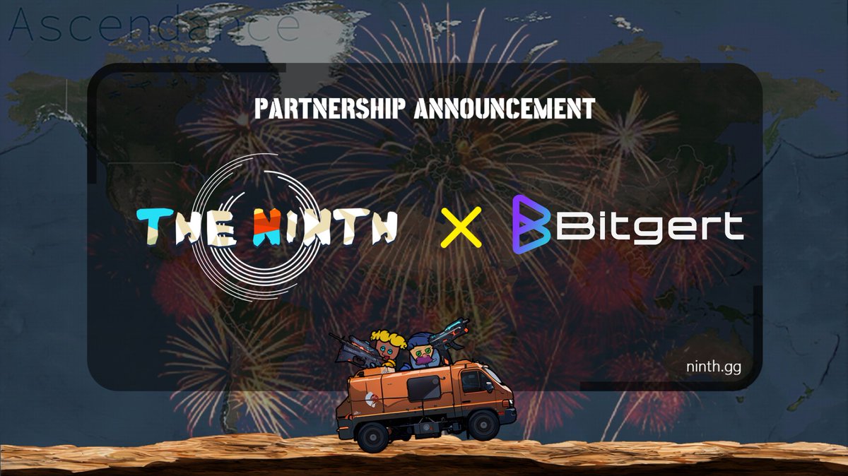 🎉 Thrilled to announce our collaboration with @bitgertbrise 💥 Bitgert, a fast-growing crypto venture, features a gas fee-free blockchain, CEX, and much more! 🔐 #TheNinth is the 1st PLAYER-MADE and revolutionary REAL-TIME EVOLVING Game powered by @Starknet. Stay tuned for…