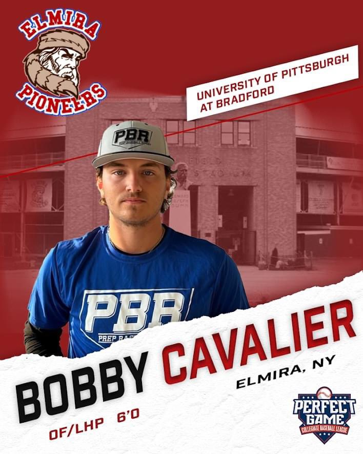 Congratulations to Bobby Cavalier of Elmira—looking forward to cheering on local players this summer at Dunn Field! #GoExpress 💪⚾️