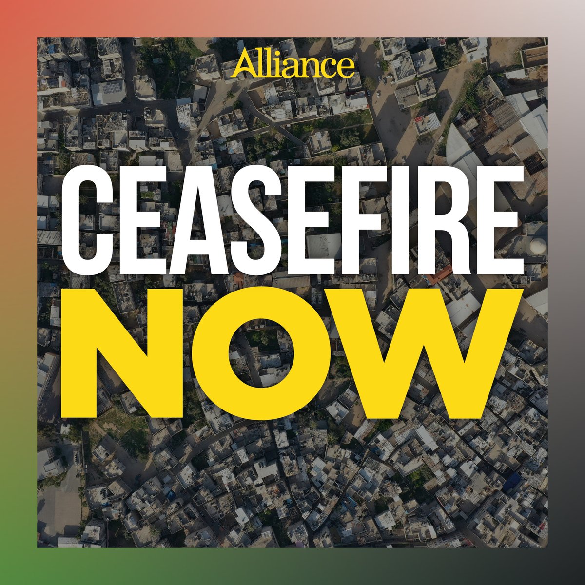 Israel must end their attacks in Rafah. We are seeing a huge-scale humanitarian crisis unfolding in Gaza. That’s why Alliance MLAs have today reiterated their call for an immediate ceasefire.
