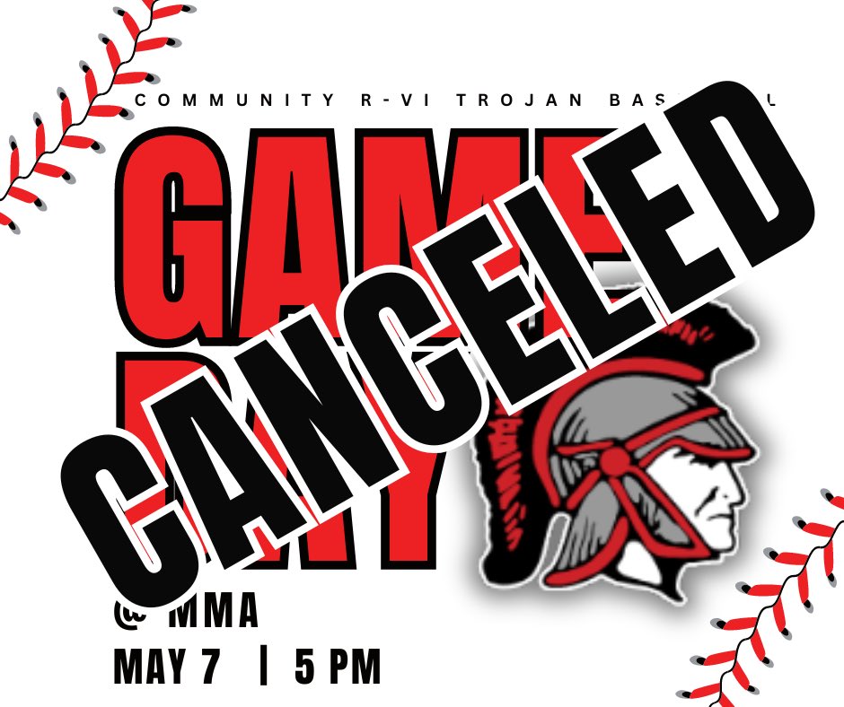Due to poor field conditions, tonight’s game is canceled. This game will not be made up.