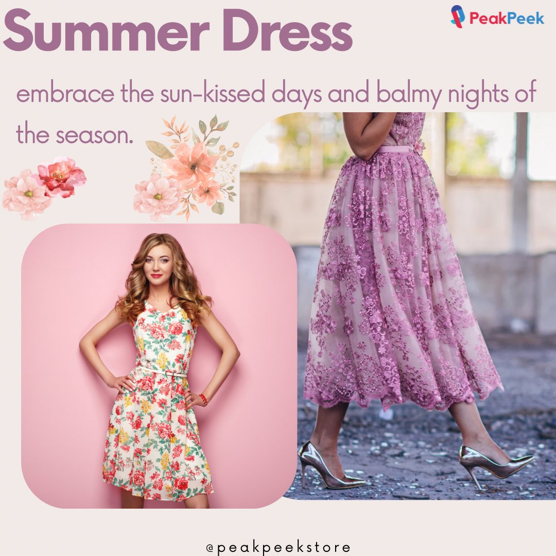 Elevate your summer style with our chic dresses, designed to keep you cool and stylish all season long.
.
.
.
Follow for more: @peakpeekstore 
.
.
.
#peakpeekstore #ravenspirit #tagethernet #SummerDresses #SummerFashion #SummerStyle #SummerVibes #DressGoals