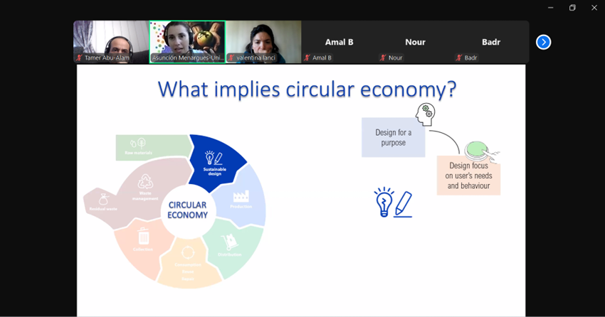 CloudEARTHi's tweet photo. An impressive lecture by Asuncion Menargues from Alicante  University on circular economy and its impact. Learn how our consumption behaviors influence society, the economy, and equality among nations

The lecture is part of #inspiringtheminds - part of @CloudEARTHi 
@hkdir_no https://t.co/wWUF5NTXS2