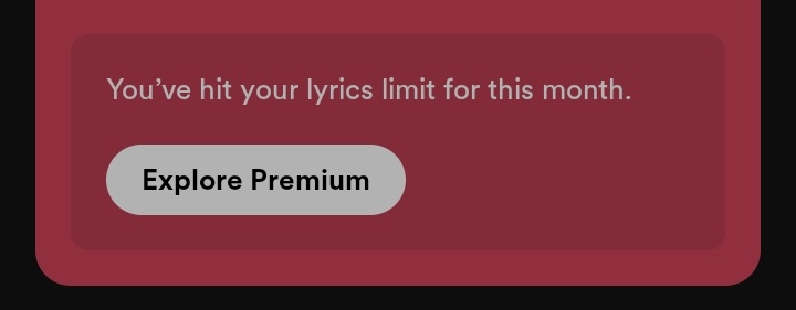 who's fucking idea was this? i get that you're a cooperation, you need to make money, but it's just words, why? just why? this is the worst thing that you could possibly do @Spotify, this just feels so predatory, so dissapointed.
#spotify