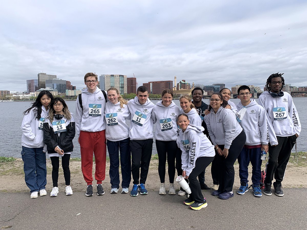 Members of our Keystone Club took part in The @BakerCntr SuperK! The 2nd Annual 5K Walk & Fun Run was held on the Charles River Esplanade to support children's mental health. 💙 #WeAreDorchester