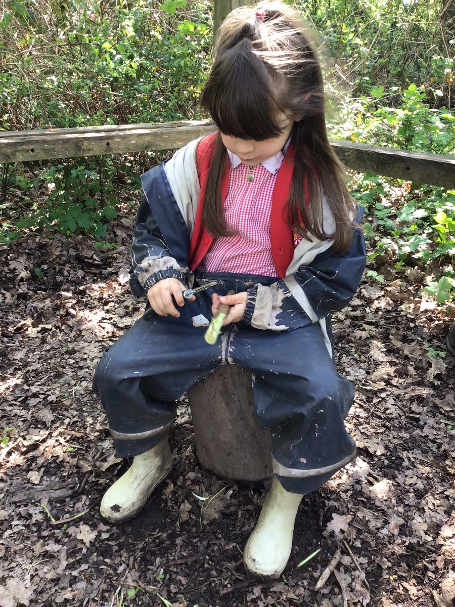 Look at our mudmen, potions and whittling that we did today in our forest school. #forestschool #yorkeforestschool #yorkemeadprimaryschool