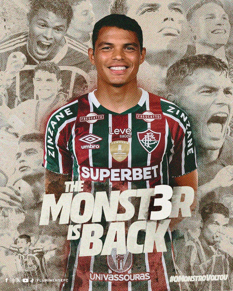 🚨 OFFICIEL ! Thiago Silva quittera l’Europe cet été et fera son retour à Fluminense ! 🇧🇷 📸 @FluminenseFC