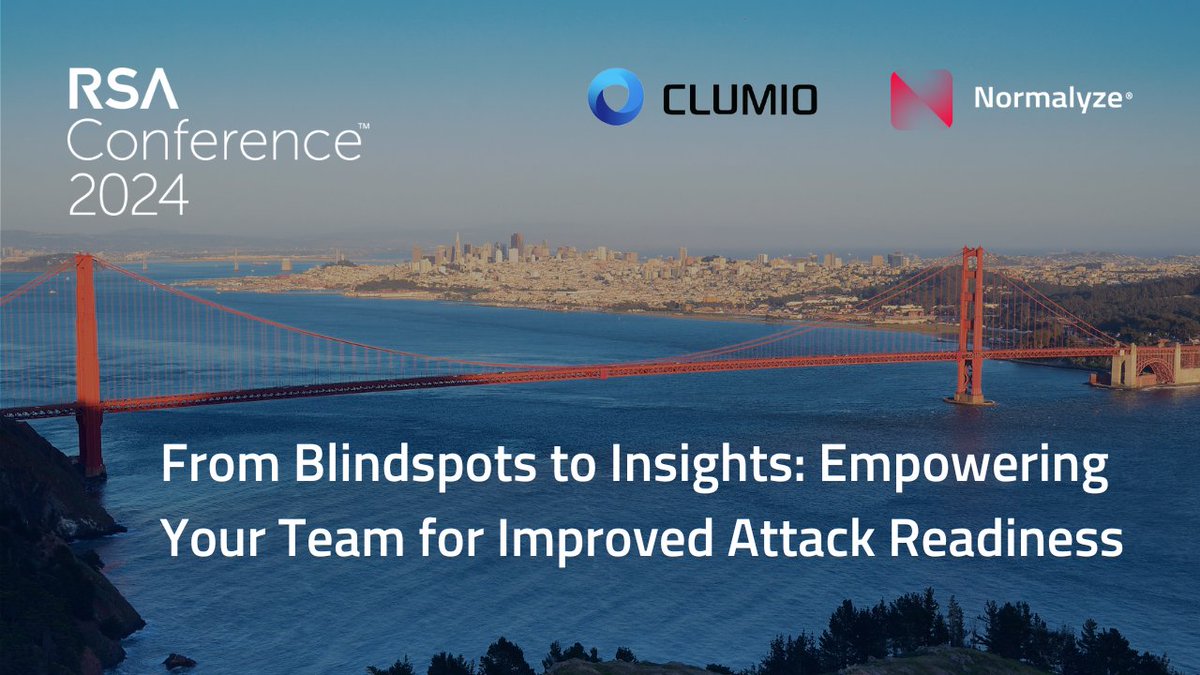 Manage security blindspots with effective #incidentresponse and #disasterrecovery require plans that are integrated… not isolated.

DISCUSSION TODAY: Tues, May 7 at 1:10pm and Weds, May 8 at 1:10pm
In the Normalyze booth: Moscone N-6476 (North Hall)!
 social.normalyze.ai/u/TqgiBe