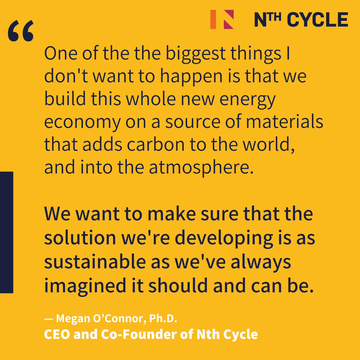 NthCycle (@nthcycle) on Twitter photo 🎙️ Listen to the latest World Economic Forum #RadioDavos episode where our CEO and Co-Founder, <a href="/MeganFromNth/">Megan O'Connor</a> Ph.D., spoke about our #refining #technology and how it is revolutionizing traditional practices and what Nth Cycle plans for the future.
weforum.org/podcasts/radio… 🎙️ Listen to the latest World Economic Forum #RadioDavos episode where our CEO and Co-Founder, <a href="/MeganFromNth/">Megan O'Connor</a> Ph.D., spoke about our #refining #technology and how it is revolutionizing traditional practices and what Nth Cycle plans for the future.
weforum.org/podcasts/radio…