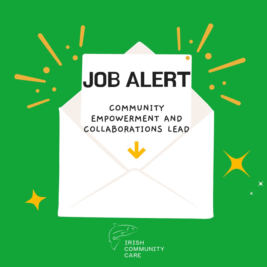We are recruiting! ⭐️'Community Empowerment & Collaborations Lead'⭐️ We are a wonderful team, we change lives & want you to be part of the journey! 💚 📩Contact admin@irishcc.net or search indeed.com using 'Irish Community Care' #NewJob #StrongerTogether