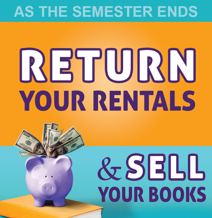 Hey #Hawks - don't forget that #rental #books are due back to the campus store by the end of business TODAY! Visit our website #howardcollegebookstore or stop by the store to browse all the great deals!  #GoHawks #YourCampusStore