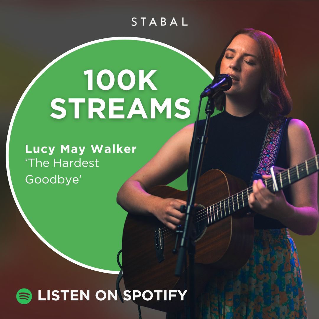 A big Congratulations to @Lucymaywalker for reaching 100,000 streams on Spotify with her incredible, heartfelt song ‘The Hardest Goodbye’⭐️ Listen Now on Spotify❤️🎧 #lucymaywalker #thehardestgoodbye #musician #singersongwriters #acoustic #spotify #music