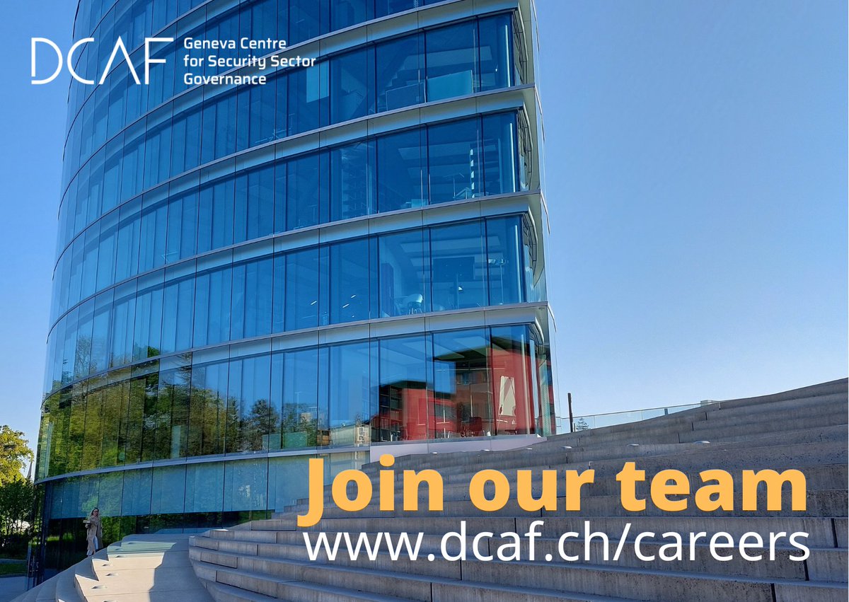 📢 DCAF is #hiringnow for a PAID #internship

We're looking for a communications #intern, 60-100% based in Geneva. Bring your passion for storytelling and social media strategy to our team!

📅 Apply by 20th May: pulse.ly/wazoi5duaq
#communications #commsjob #paidinternship