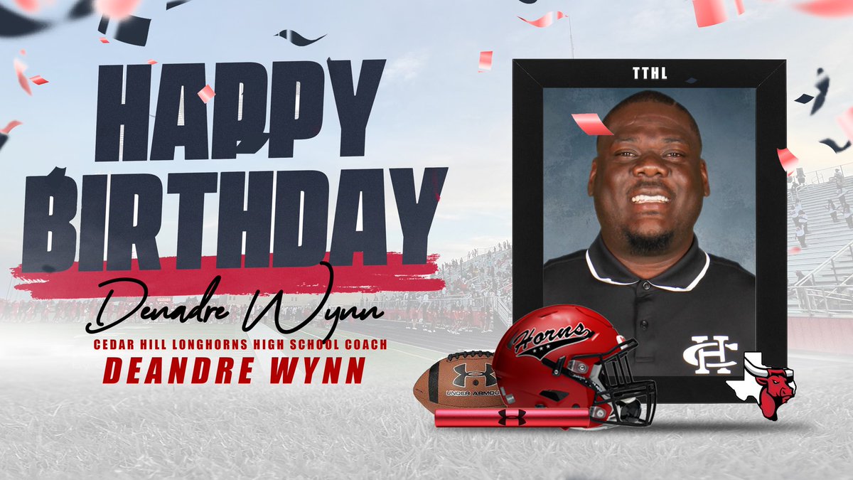 Cedar Hill Longhorns (@chlonghorns) on Twitter photo Happy birthday to <a href="/TheHillTTHLFB/">Cedar Hill FBTTHL</a> & <a href="/LonghornSpeed/">TTHL</a> Coach Wynn #TTHL <a href="/RecruitTheHill1/">Recruit The Hill</a> <a href="/cedarhillisd/">Cedar Hill ISD</a> Happy birthday to <a href="/TheHillTTHLFB/">Cedar Hill FBTTHL</a> & <a href="/LonghornSpeed/">TTHL</a> Coach Wynn #TTHL <a href="/RecruitTheHill1/">Recruit The Hill</a> <a href="/cedarhillisd/">Cedar Hill ISD</a>