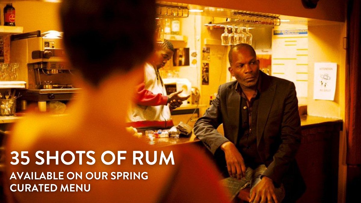 Featured on the BFI's list of 30 key films that defined the 2000s, Claire Denis' moving and rewarding treatise on family and the ties that bind us, 35 SHOTS OF RUM, is available for community cinemas to screen for just £90 through our Spring Curated Menu: bit.ly/4aTOON7