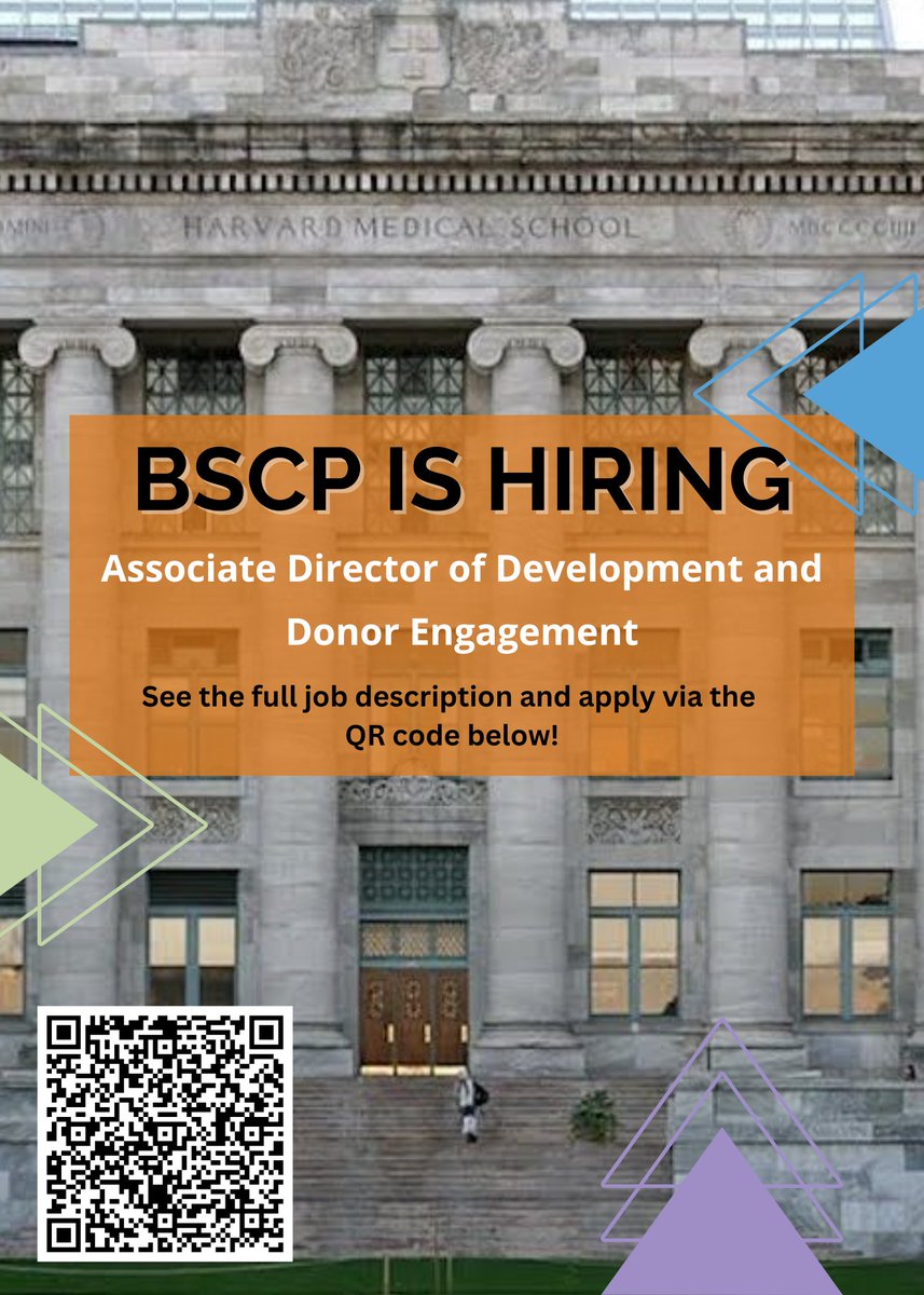 Biomedical Science Careers Program (BSCP) is hiring! Follow the QR code below to read the job description and apply! #bscp #hiring