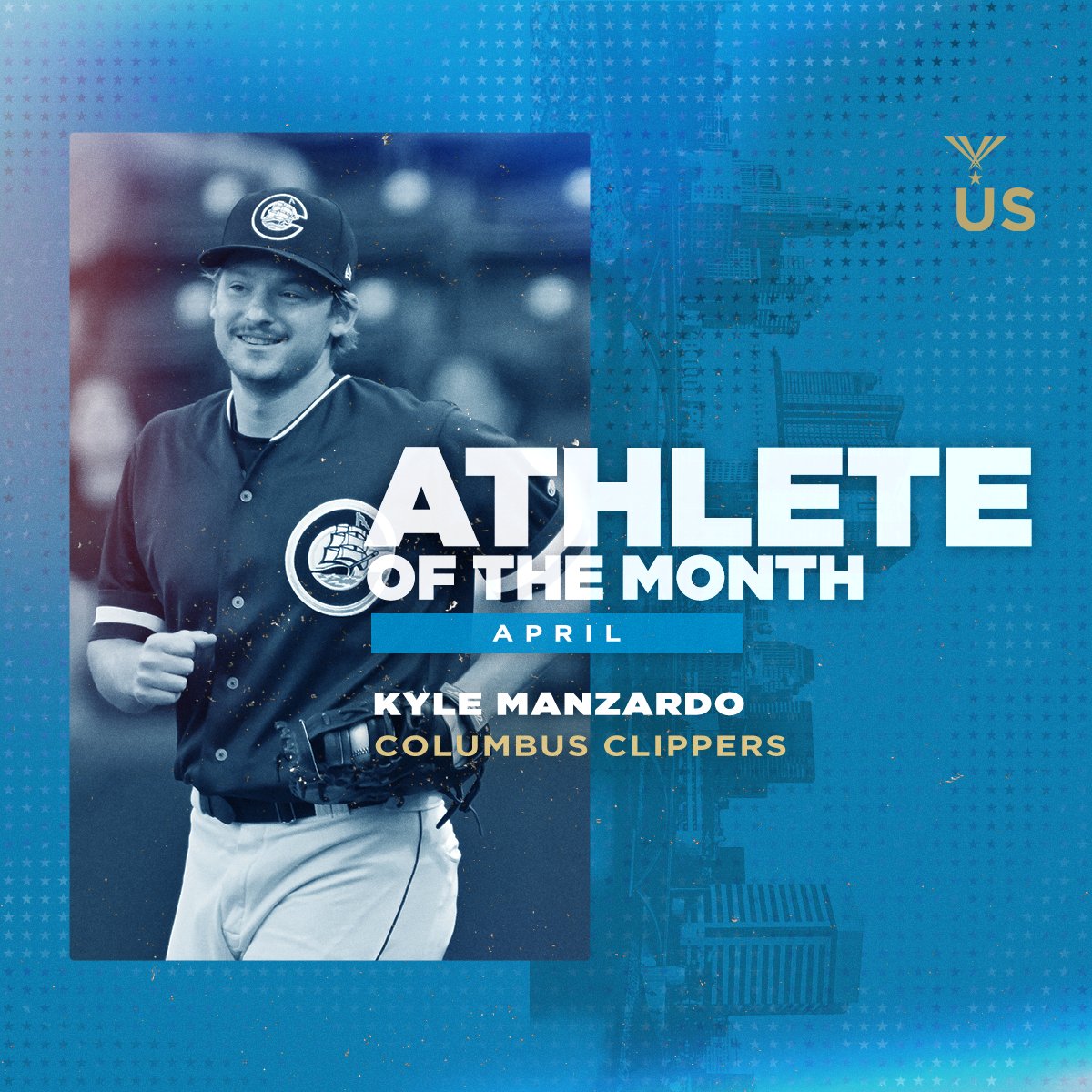 Kyle Manzardo is getting it done at the plate! The @CLBClippers first baseman had 7 homers and 18 RBIs for a .318 batting average and .636 slugging percentage in April ⚾️