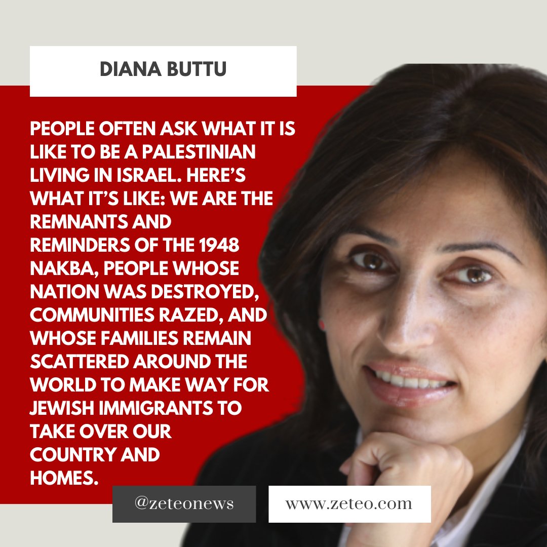 Introducing Diana — a monthly contributor to Zeteo! @dianabuttu is a Palestinian-Canadian lawyer and analyst based in Haifa. She worked as a legal adviser to the Palestinian negotiating team and to President Mahmoud Abbas. Read her piece in full here: zeteo.com/p/palestinian-…