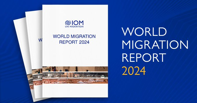 The multiple crises worldwide have made migration more important than ever. @IOM has launched its flagship report – World Migration Report 2024 #WWR2024 The report underscores the trends, challenges, opportunities and benefits of migration. Read 👉worldmigrationreport.iom.int