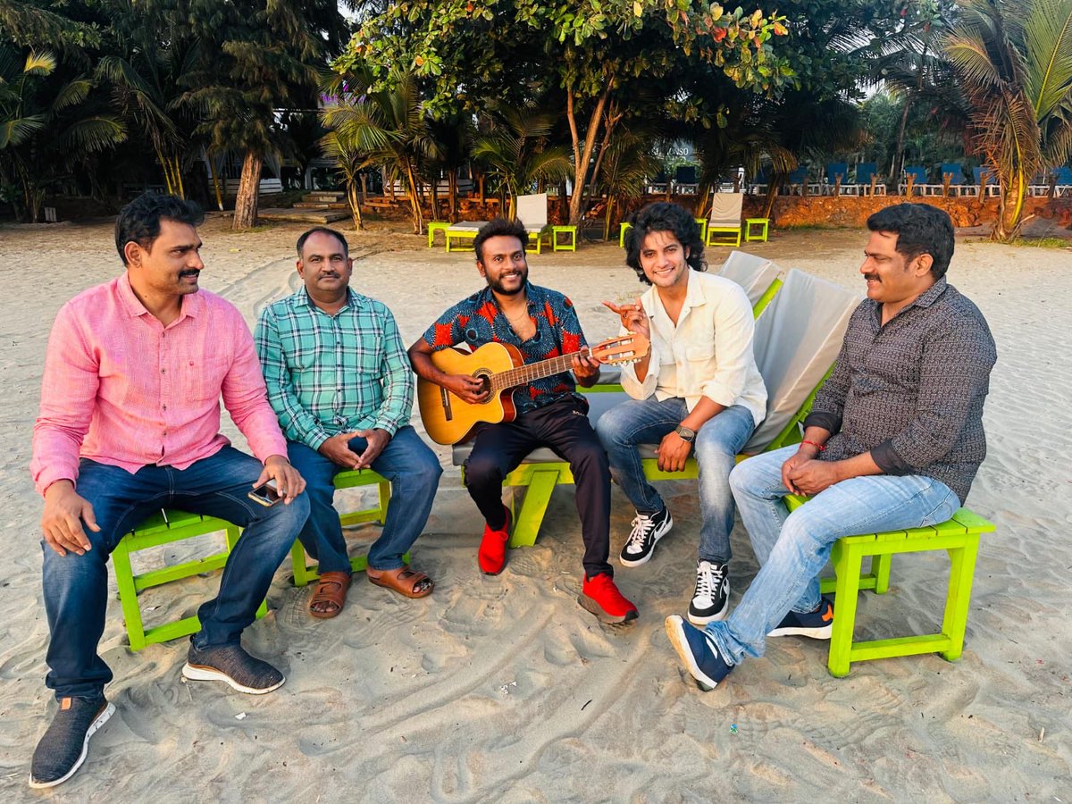 Music Sittings of the crazy #KrishnaFromBrindavanam in the successful combination of <a href="/iamaadisaikumar/">Aadi Saikumar</a> , ⁦<a href="/veerabhadramdir/">veerabhadram mullapudi</a>⁩ in Goa

<a href="/anuprubens/">anuprubens</a> Musical

#LakshmiPrasannaProductions 

<a href="/DiganganaS/">DiganganaSuryavanshi</a>
#ThumuNarasimha #JamiSrinivasaRao 

<a href="/PROSaiSatish/">Sai Satish</a> ⁦⁦<a href="/SR_Promotions/">SR Promotions</a>⁩