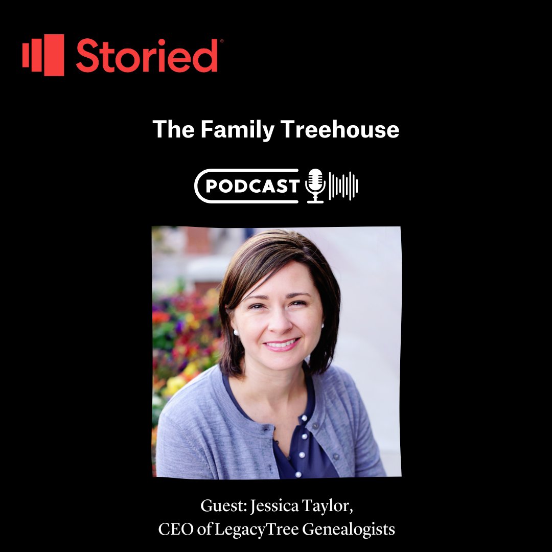 🌳🎙️ Exciting news! In our latest Family Treehouse podcast, we sit down with Jessica Taylor, CEO of Legacy Tree Genealogists. Don't miss this insightful episode! 🔍👨‍👩‍👧‍👦 #Storied #Genealogy #FamilyHistory Watch now: youtu.be/ecDJVdLB1_0 Listen now: open.spotify.com/episode/5LC4rf…