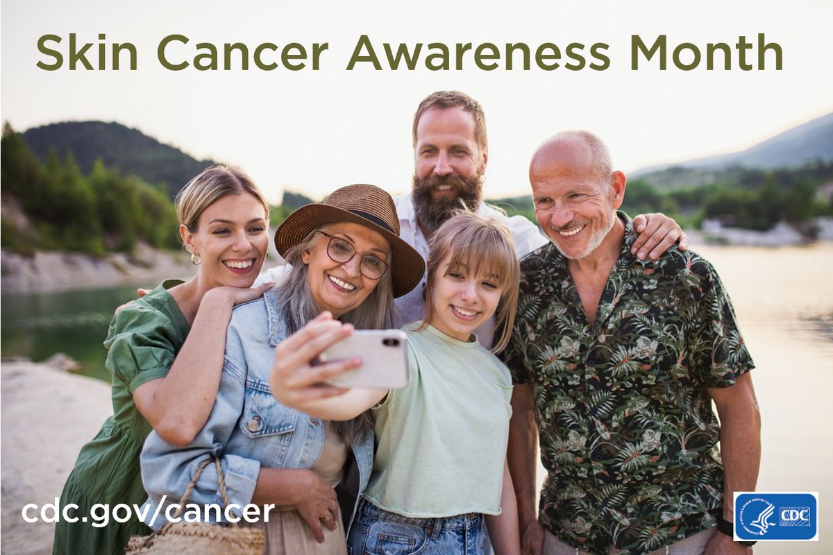 Skin #cancer is the most common cancer in the US. Here’s what you can do to lower your risk: cdc.gov/cancer/skin/ba… #SkinCancerAwarenessMonth