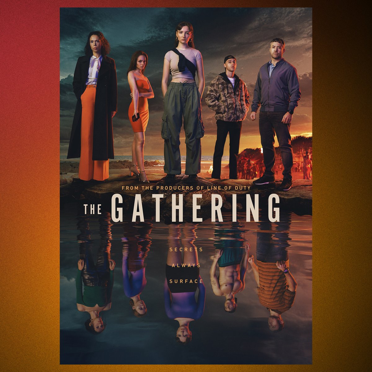 Secrets will be revealed 🤫

From the company behind Line Of Duty, ‘The Gathering’ is full of twists and turns.

The show is also among 9 fiction programmes nominated for a Golden Nymph Award 🎉

Catch it soon on @Channel4.

Produced by @worldprods, part of ITV Studios.