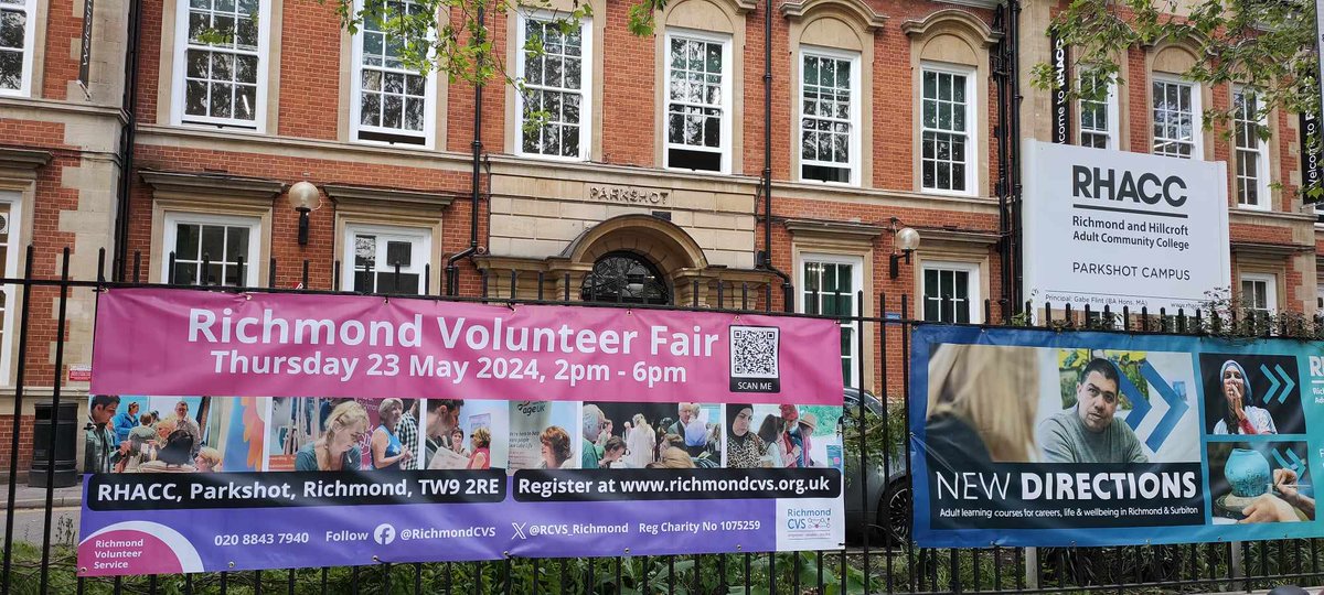 In case you're not quite sure where the Richmond #Volunteer Fair will be held 😊 @RHACC_College is moments from Richmond Station & lots of local bus routes If you're in the area with a little time to spare, book a free place & visit bit.ly/3UiafRk @LBRUT