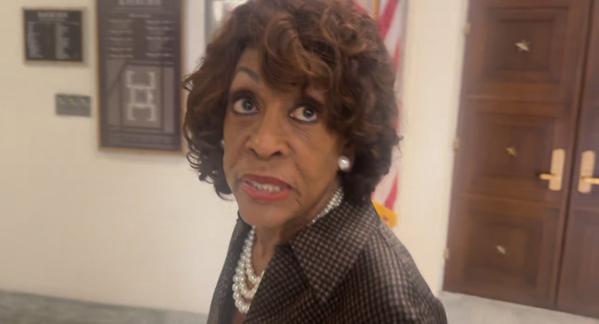 🚨 @LoomerUnleashed just confronted @RepMaxineWaters on Capitol Hill this morning about her recent claims that “Trump supporters are hiding in the hills training to attack our Democracy” if Donald Trump doesn’t win the 2024 election. Video coming soon! Her face was priceless.