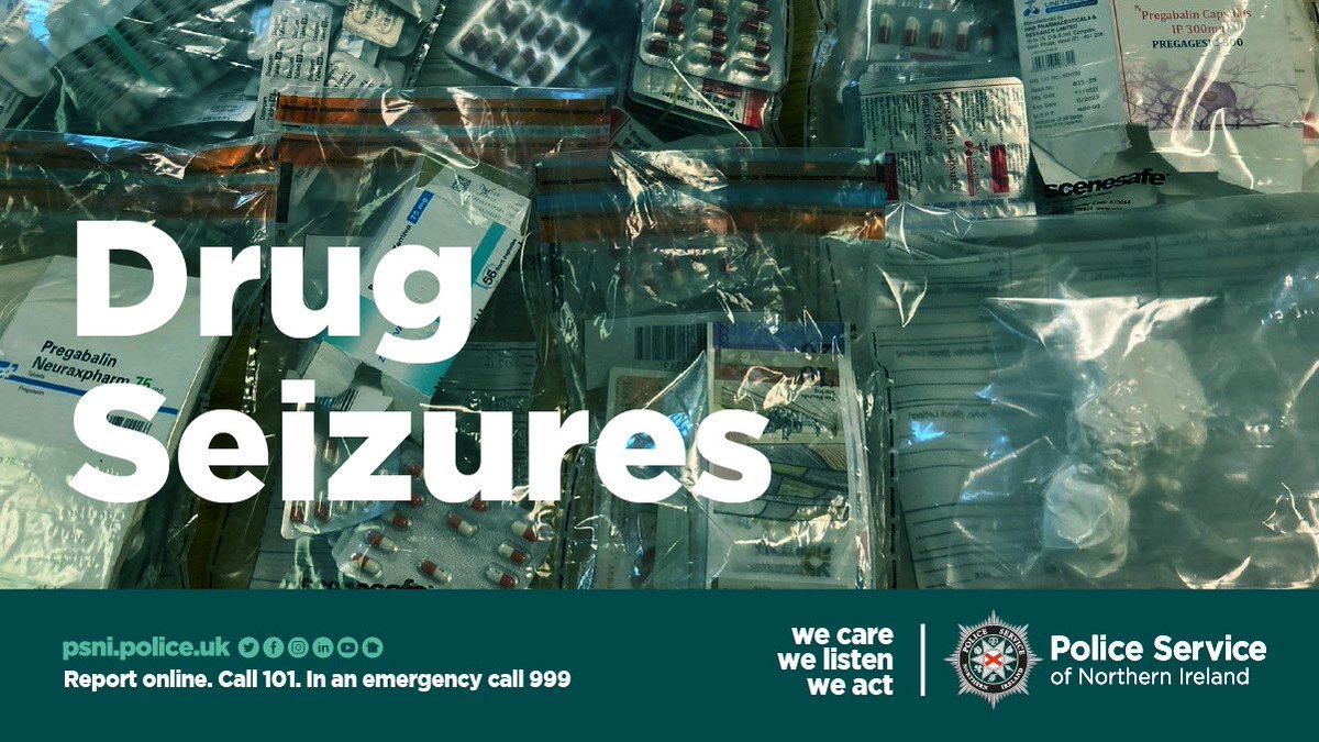 Suspected Class A, Class B & Class C drugs, along with cash, was seized by officers in Strabane today (7 May). Two men arrested have since been released on bail to allow for further police enquiries. #OpDealbreaker