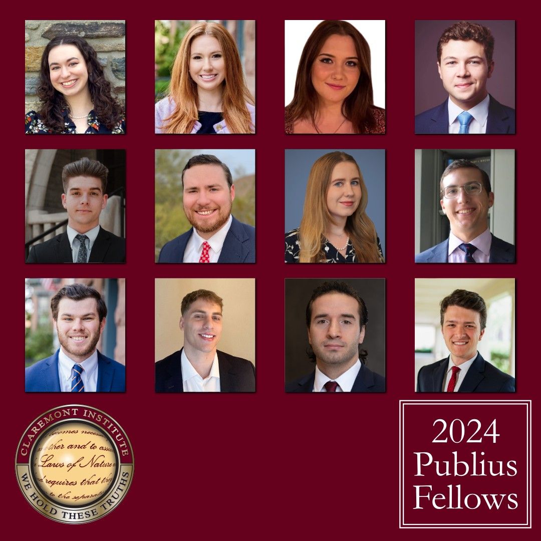 We are excited to announce the latest cohort joining the Claremont family: the 2024 Publius Fellows! We'll be highlighting select fellows throughout the day, but we are elated to have them with us!