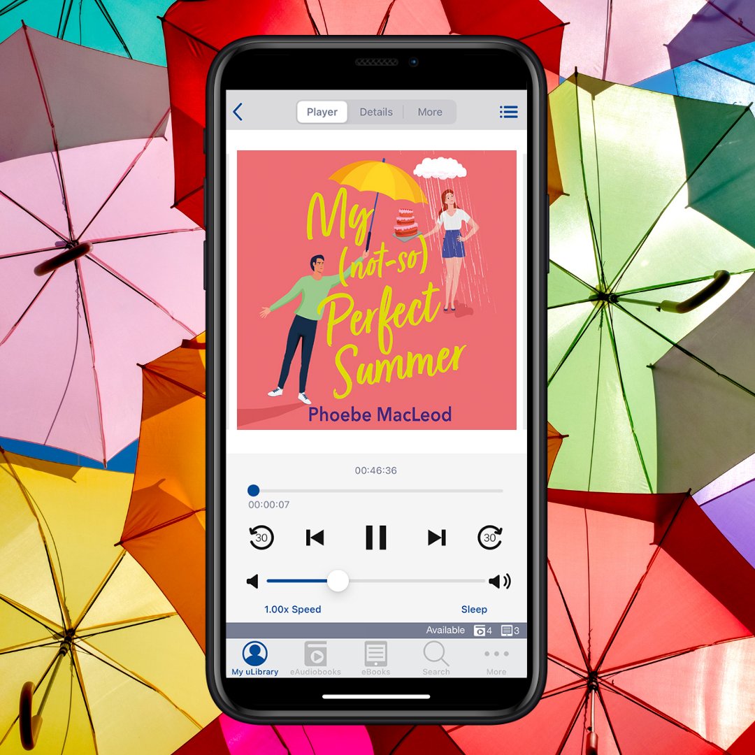 ☔☀️

Autumn’s summer is off to a smashing start… sort of.

The new friends-to-lovers romantic comedy novel from Phoebe MacLeod, My Not So Perfect Summer, is available to listen and love via our #uLibrary app today, read by Jess Nesling 🎧

#Audiobook #FriendsToLovers