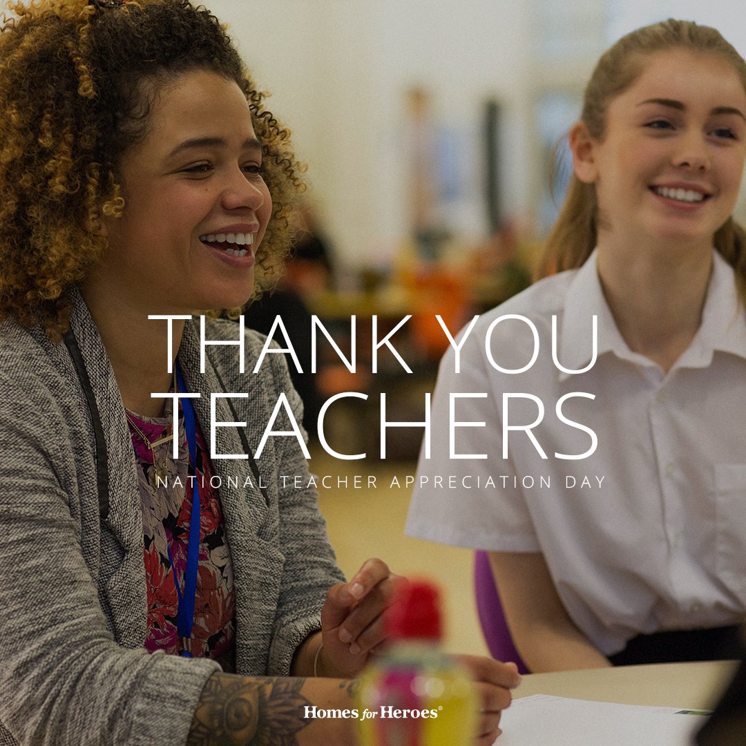 On this National Teacher Appreciation Day, we honor and express our heartfelt gratitude to all the teachers who tirelessly dedicate themselves to educating our children.🙌🏼📚🎉 #homesforheroes #guildmortgage #guildloansbyeric