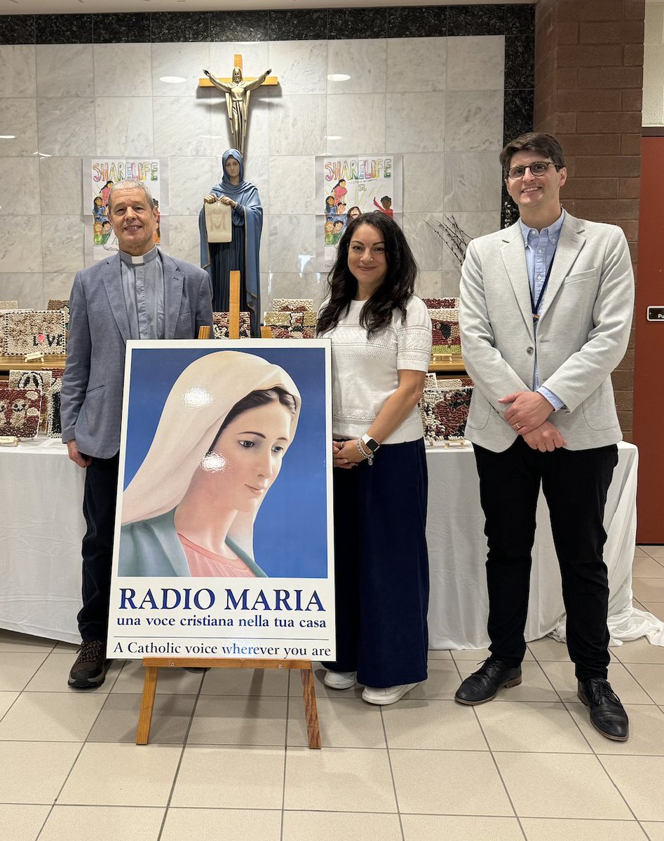 Welcome @RadioMariaCAN to St Veronica!