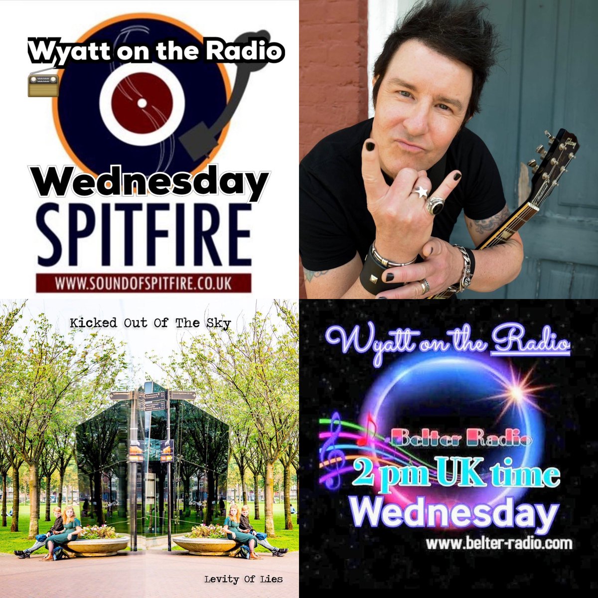 @wyattpauley @IAmJimenaArroyo @HealthyJunkies @luxthereal1 @funkmonkeymetal @jam_tako3 @Portob_Express @Delerium65 @NightbladeRocks @JeanCabbie @firehillmusic Tune in Wed. 05.08.24 for the #WyattOnTheRadioShow, on @BelterRadio & @SoundofSpitfire Thank you @wyattpauley for your support!! Xx Belter Radio: 9am EST Radio link: belter-radio.com Sound Of Spitfire: 12pm EST Radio link: soundofspitfire.info