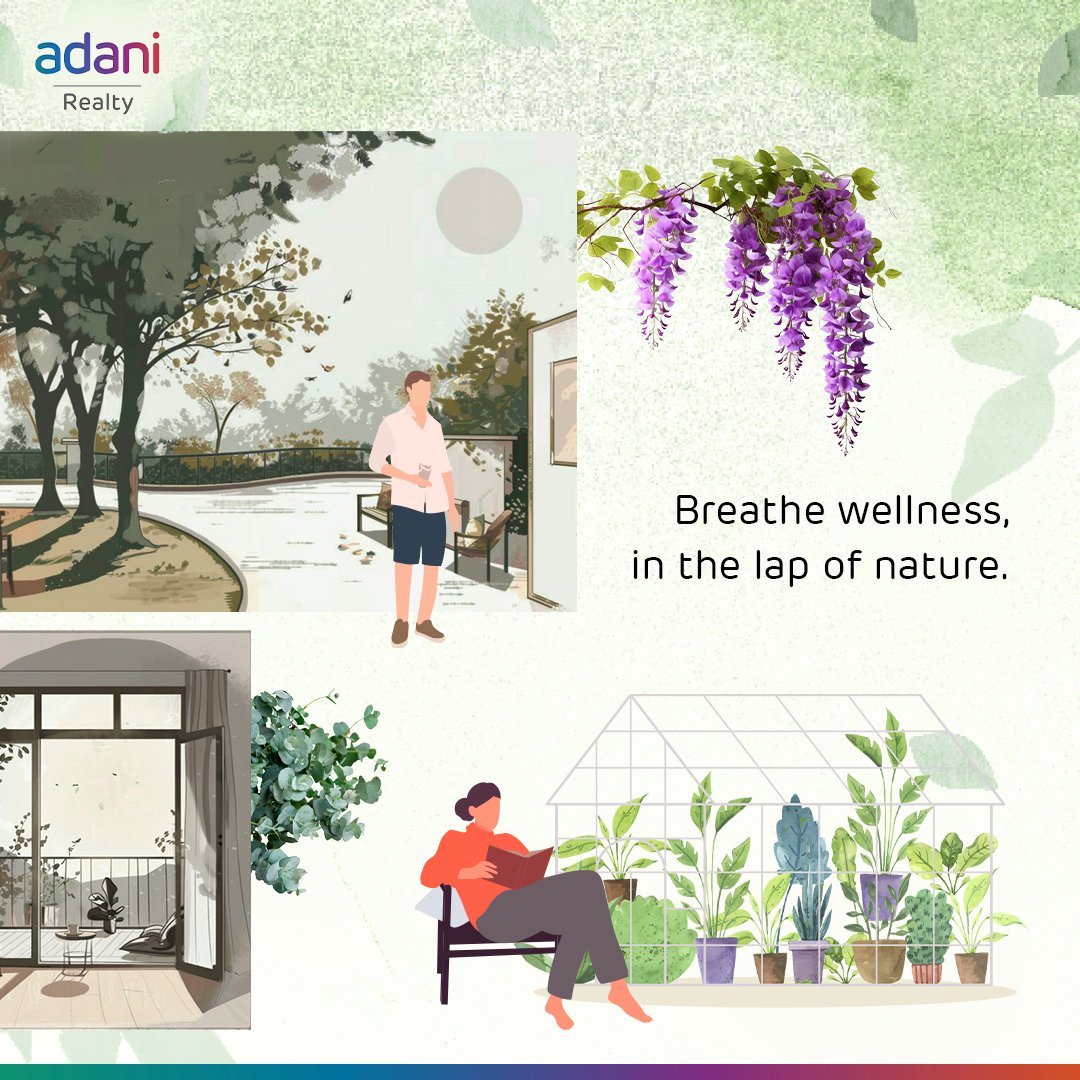 Nurture a sense of belonging with a community that you build along with your dream home.

#AdaniRealty #AddressOfGoodness #TheWestPark #Gujarat #Property #Villas #Greenery