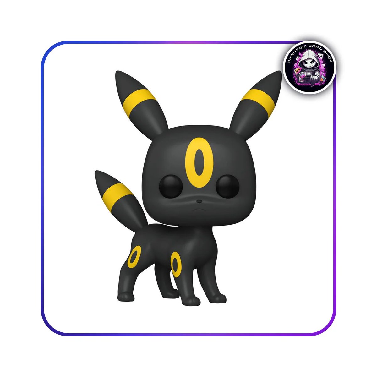 Woke up to a ton of new followers, thank you all! 🫶 To celebrate, the next 5 people who purchase anything on the shop, I’m throwing in a FREE Funko PoP! Umbreon in your package! 🎉 phantomcsrdshop.com #pokemon #pokemontcg