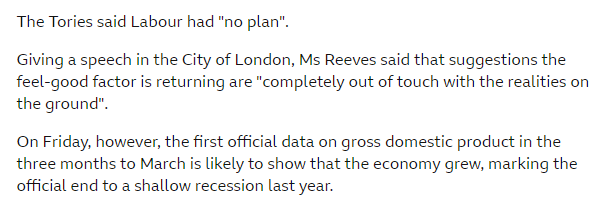 Staggeringly prejudicial framing by @BBCNews 'Not actually shrinking' is not a measure of success. 2% annual growth would be a measure of success.