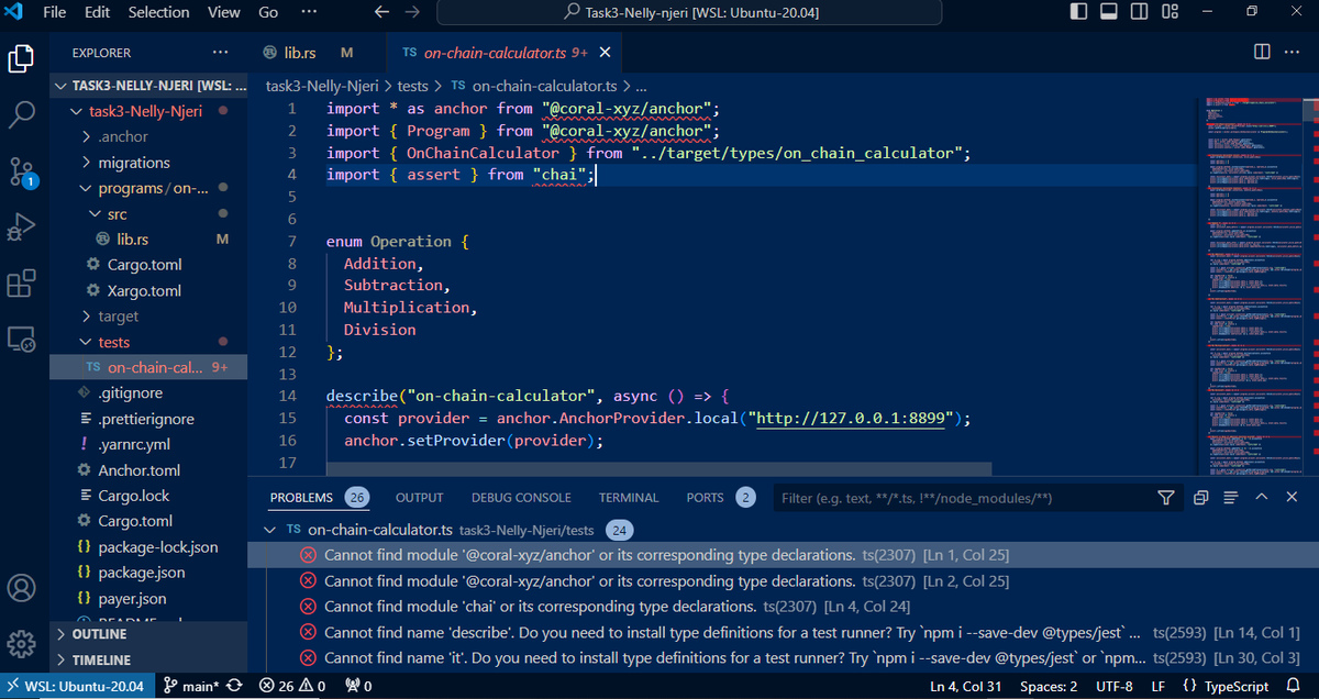 nellycyberpro's tweet image. Today&apos;s plans were to conquer my Task3 in School of Solana and submit🙏
Reality: My code and I are having a heated debate about the meaning of life (and apparently modules).
But hey, every error is a learning opportunity!  (Send help)#SchoolOfSolana #Task3 #RustLang