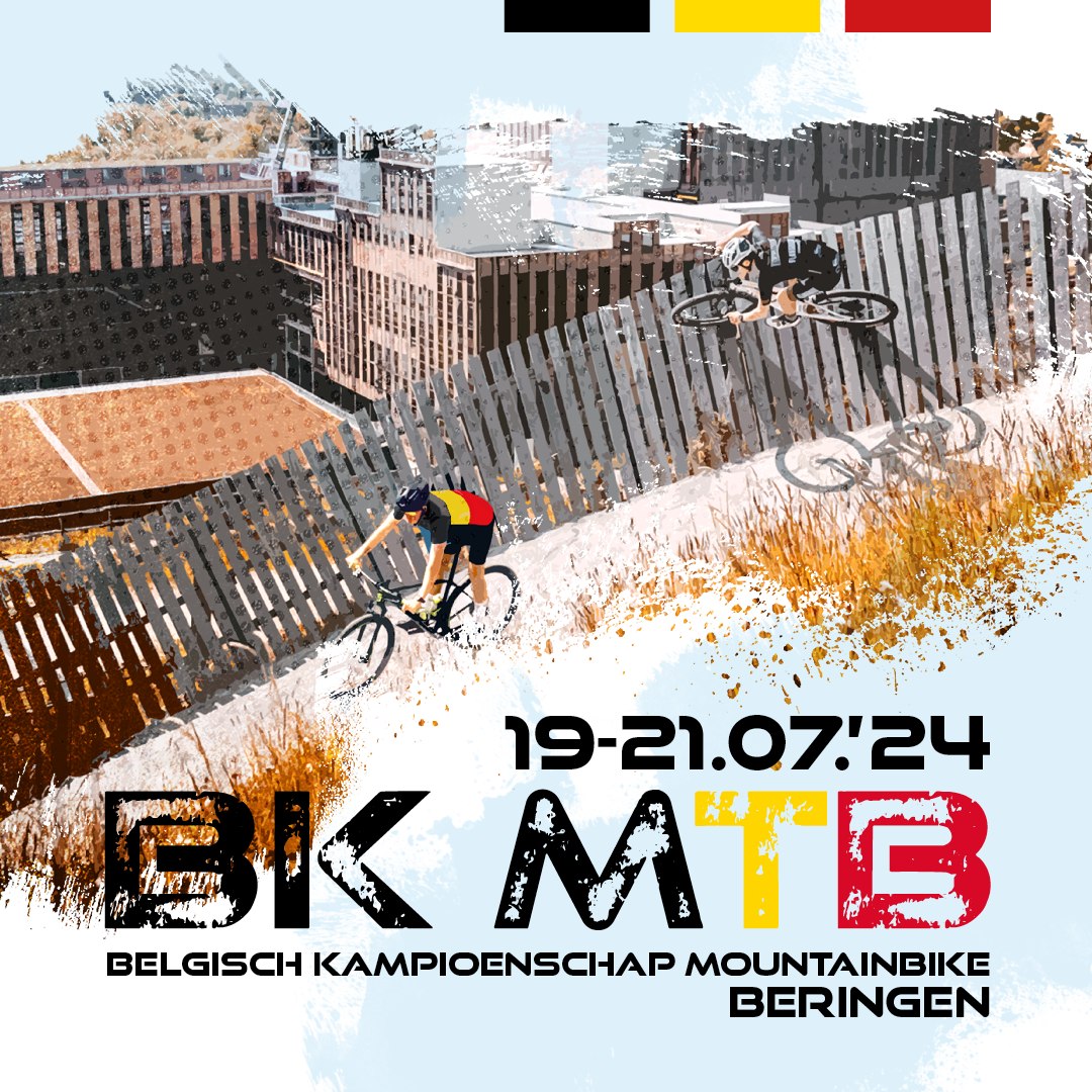 The Belgian Championships Mountainbike XCC and XCO will take place from 19-21 July in Beringen 🚵‍♂️🇧🇪

📰 Read more 👉 bit.ly/3QEppzp
📨 Registrations 👉 bkmountainbike.be/nl/

#BKMountainbike #BKBeringen